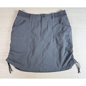 Kuhl Skirt Women's Size 6 Gray Vala Cargo A-Line Athletic Outdoor Camping Hiking